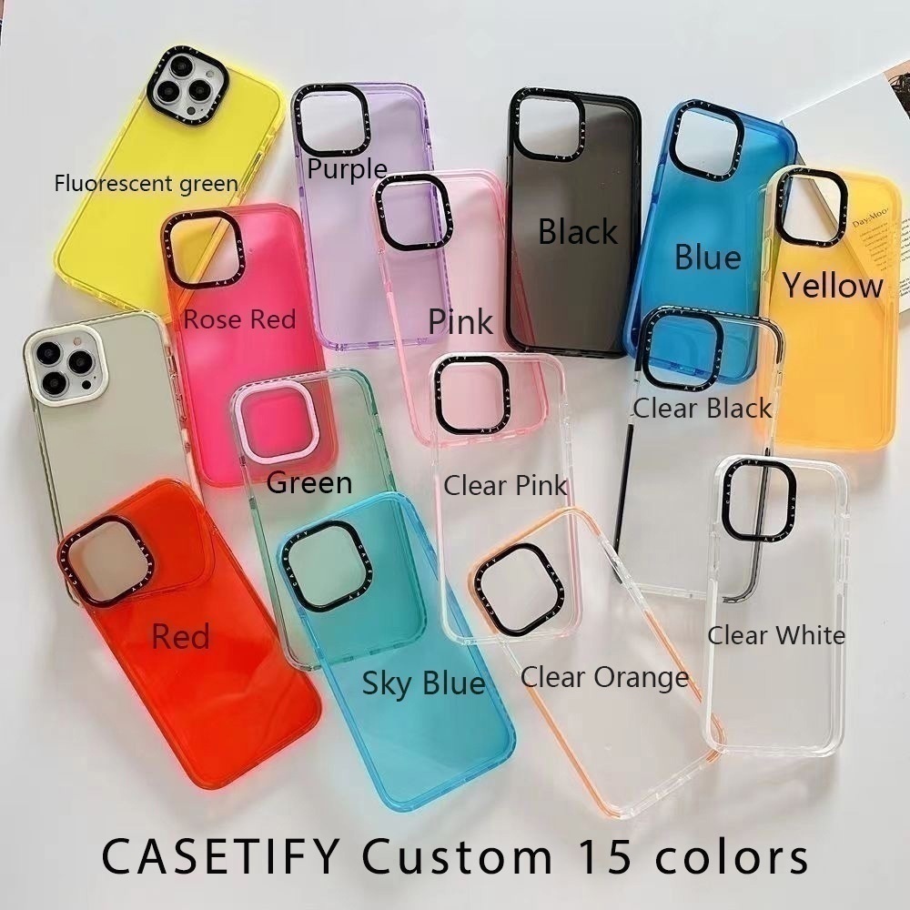 Ốp Điện Thoại silicone tpu Mềm Trong Suốt Chống Sốc Cho iphone 15 14 13 12 11 pro max 13Mi 7 8 plus se 2020 22 x xr xsmax