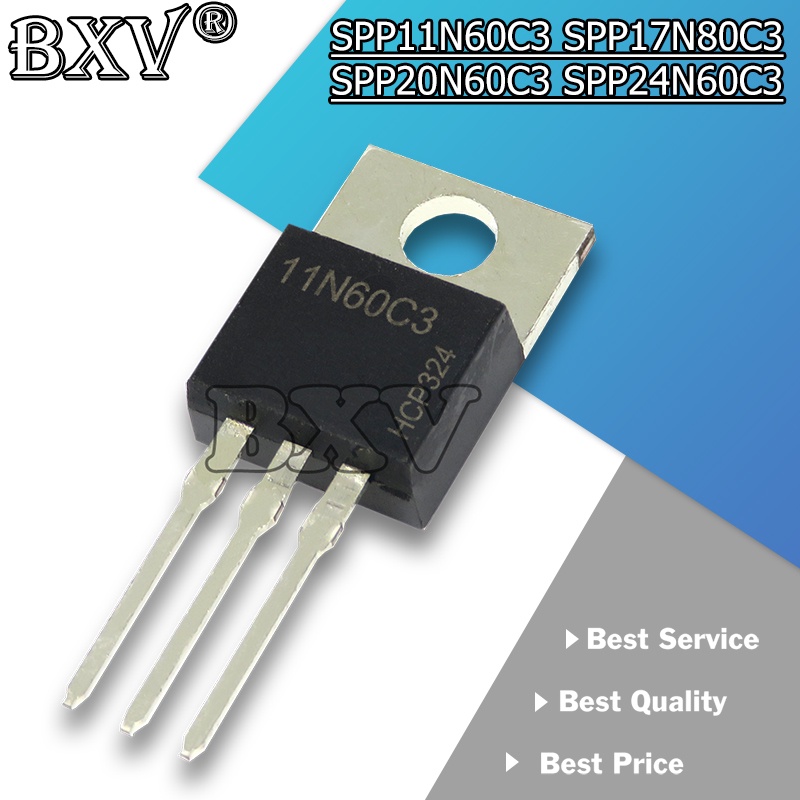 Set 5 Linh Kiện Điện Tử Pp11N60C3 Gp17N80C3 Pp20N60C3 Gp24N60C3 11n60c3 17n80c3 20n60c3 24n60c3 to-2