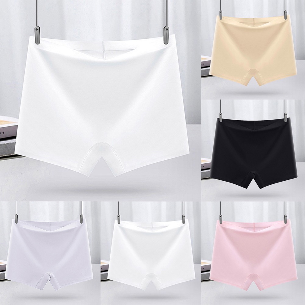 Lck Quần Lót Lụa Lạnh Siêu Mỏng Mềm Mại Không Đường May Cho Nữ