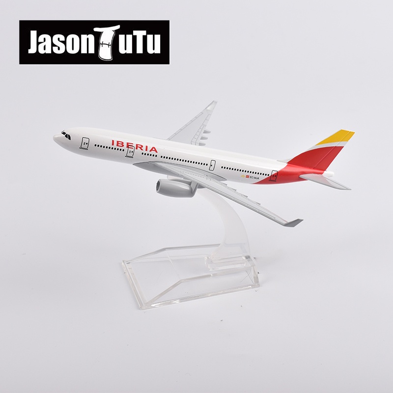 JASON TUTU 16cm Iberia Airlines Airbus A330 Máy Bay Mô Hình Máy Bay Máy Bay Mô Hình Máy Bay Diecast 