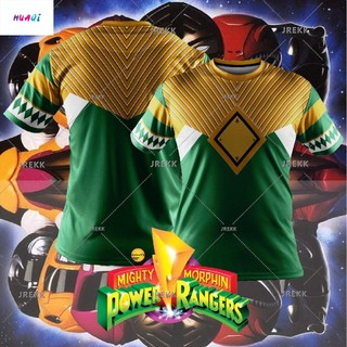 Áo thun thăng hoa hoàn toàn - FAZZ PR03 - POWER RANGERS MIGHTY MORPHIN GREEN COSPLAY