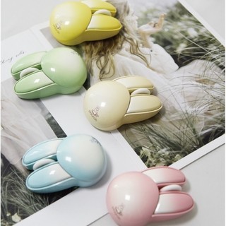 Chuột không dây bluetooth hình thỏ bánh macaroon m6 2.4ghz + chuột 2.4ghz