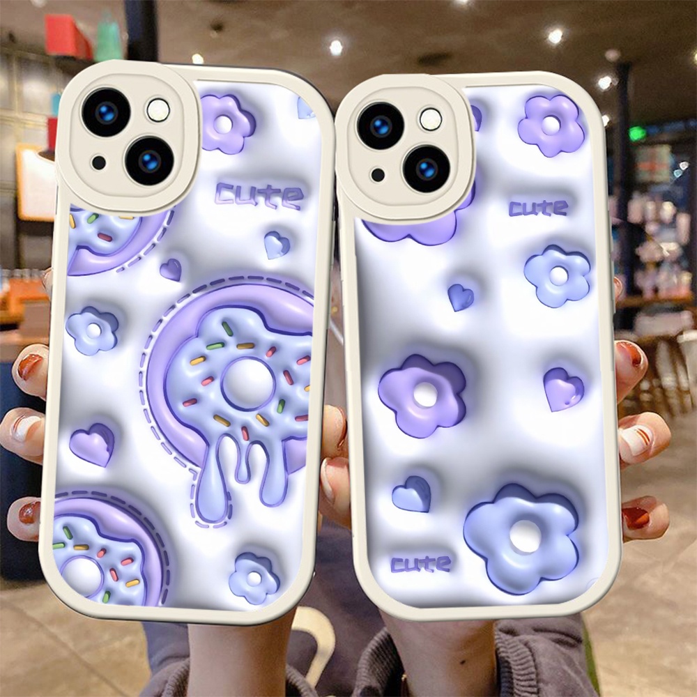 Ốp Điện Thoại Silicon tpu Mềm In Hình Bánh Quy lp14 Cho iphone 14 plus 15 pro max