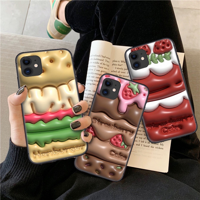 Ốp Điện Thoại Mềm In Hình Hamburger ty27 Cho samsung j7 prime core j730 pro s7 edge s8 s9 plus s10e