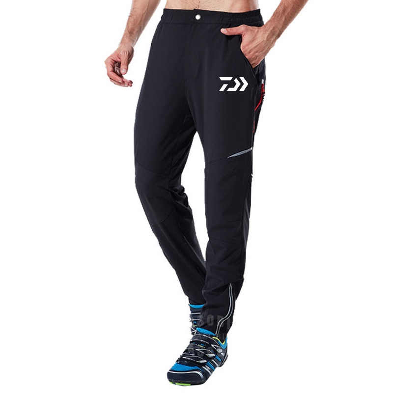 Daiwa Quần Dài Câu Cá Co Giãn Thoáng Khí Nhanh Khô Phản Quang Thời Trang Mùa Hè Cho Nam