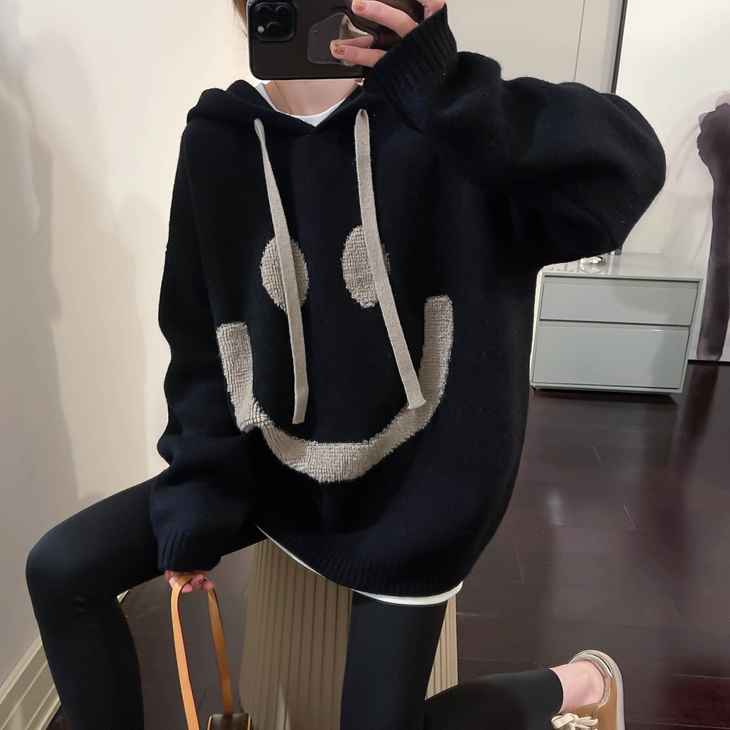 Áo Hoodie Dáng Rộng Thời Trang Phong Cách Hàn Quốc Cho Nữ