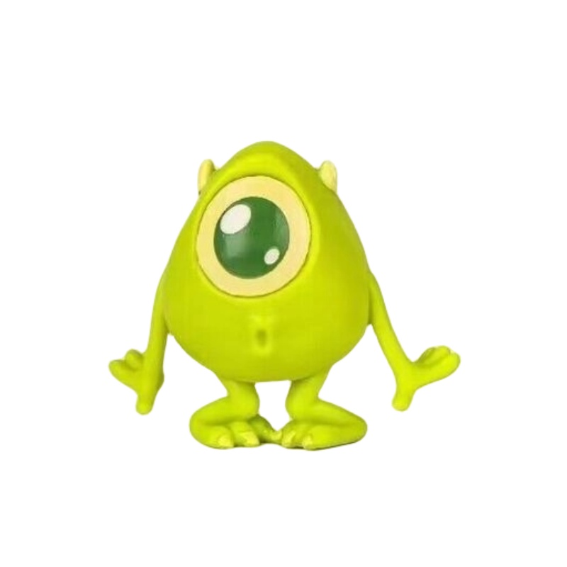 Set 5 Mô Hình Nhân Vật Phim Monster university Sullivan mike wazowski don Carolton Bằng pvc Trang Trí halloween Cho Bé