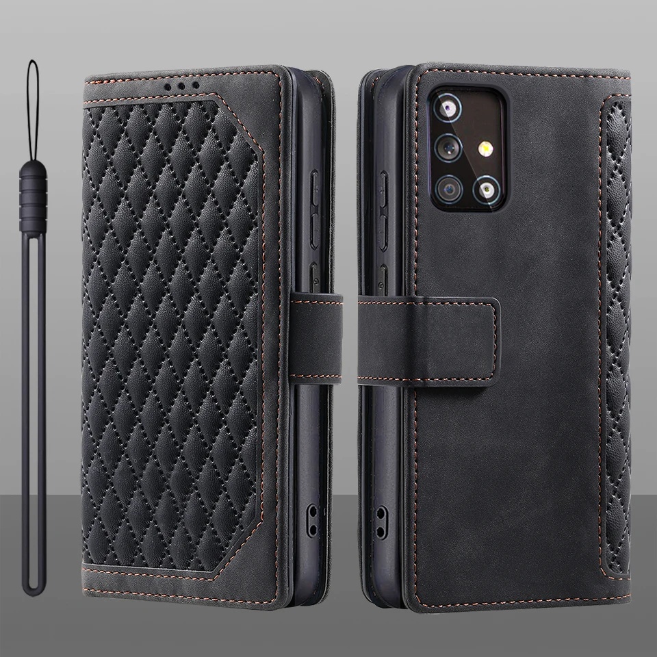 Bao Nắp Gập Chất Giả Da Cho Điện Thoại samsung galaxy a51 a71 a71 a715f a51 a515f Ốp