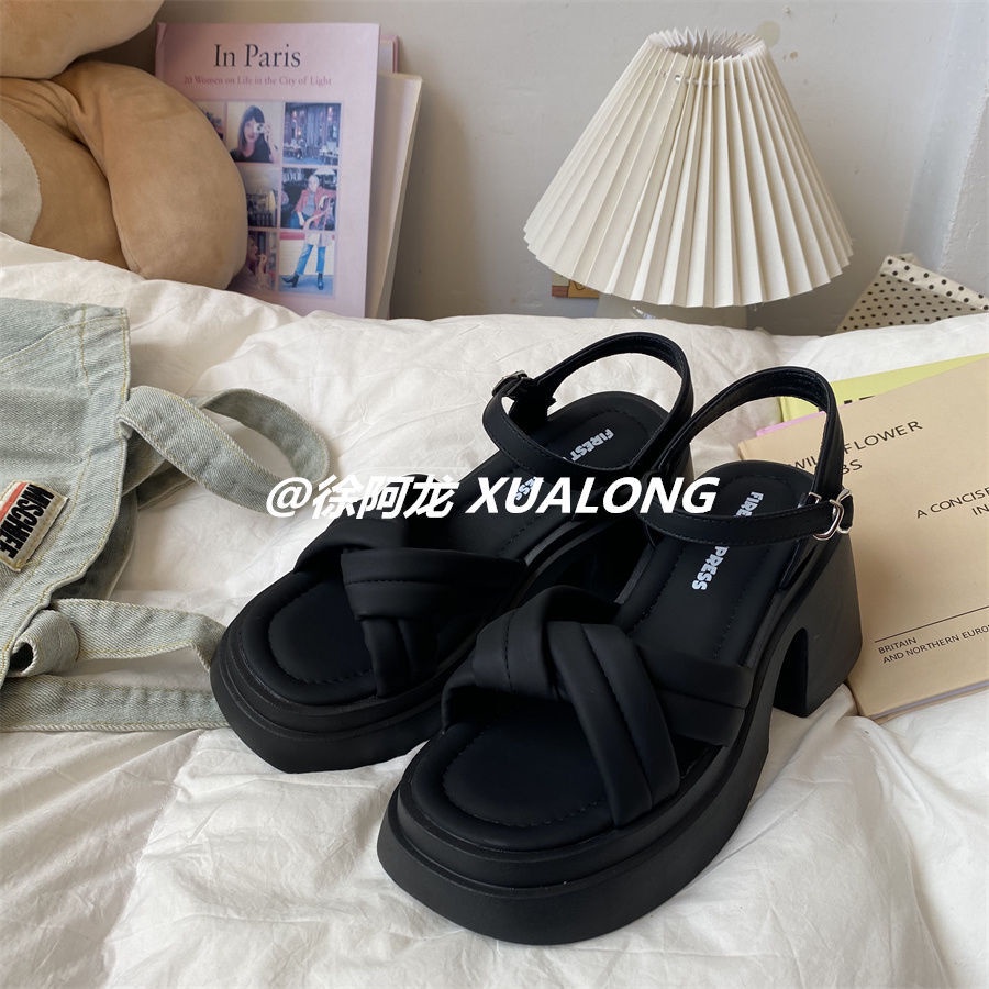 Xăng đan Đế Dày Hở Ngón Thời Trang Mùa Hè 2023 Dành Cho Nữ