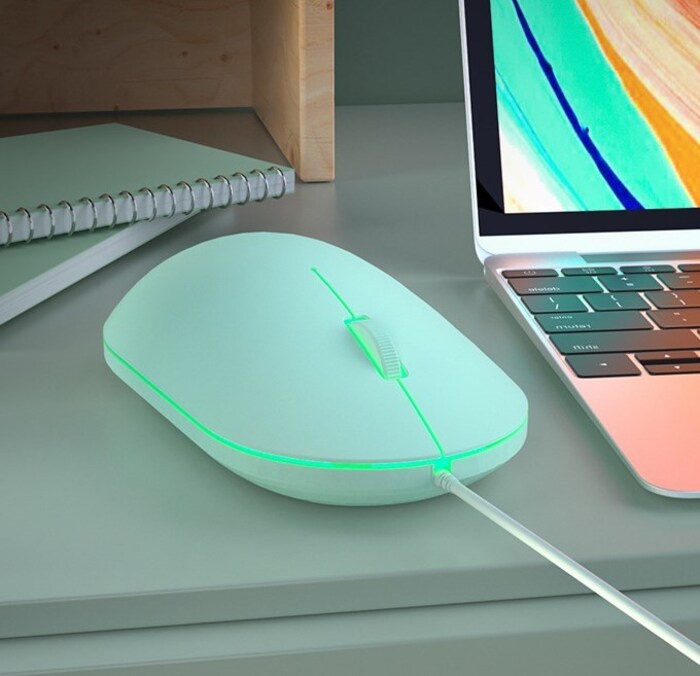 Chuột Máy Tính Có Dây rgb Tạo Hiệu Ứng Ánh Sáng Thoải Mái Và Bền Phù Hợp Cho laptop