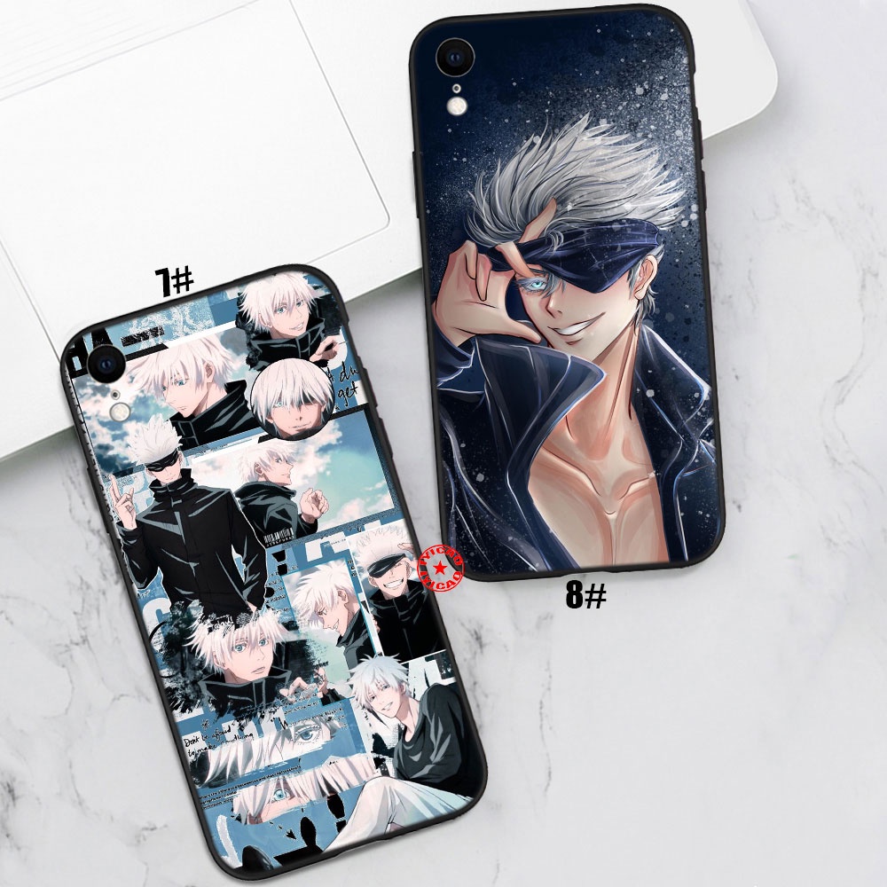 Ốp Điện Thoại Silicon Mềm Hình jujutsu kaisen gojo satoru bo35 Cho iphone 11 pro max xr se 2020