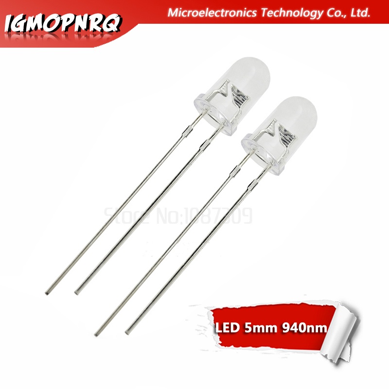 Set 100 Đi Ốt Tròn 5mm 940nm ir Chuyên Dụng