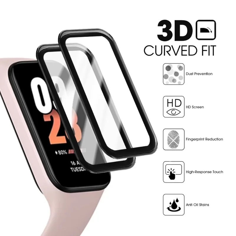 Miếng Dán 3d Bảo Vệ Màn Hình Dùng Cho xiaomi mi band 8 active smart band8 xiaomi mi band 8 active