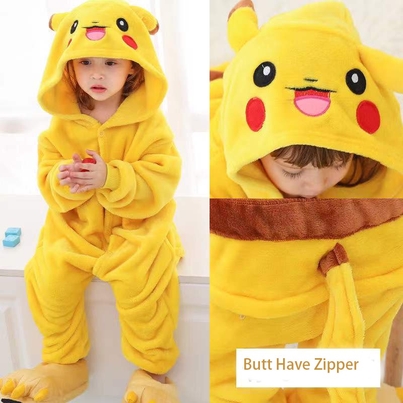 Kigurumi Bộ Áo Liền Quần Hóa Trang Khủng Long / Hươu Cao Cổ / Hươu Cao Cổ / Hoạt Hình Dễ Thương Cho Bé