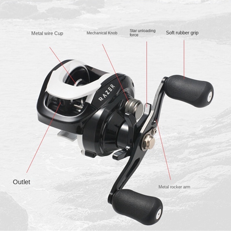 Daiwa Guồng Quay Câu Cá 18 Trục Có Nam Châm Chất Lượng Cao