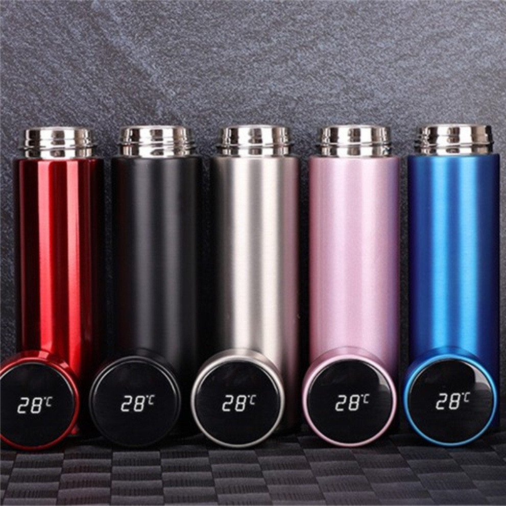 Bình Nước Giữ Nhiệt Thông Minh Bằng Thép Không Gỉ 500ml