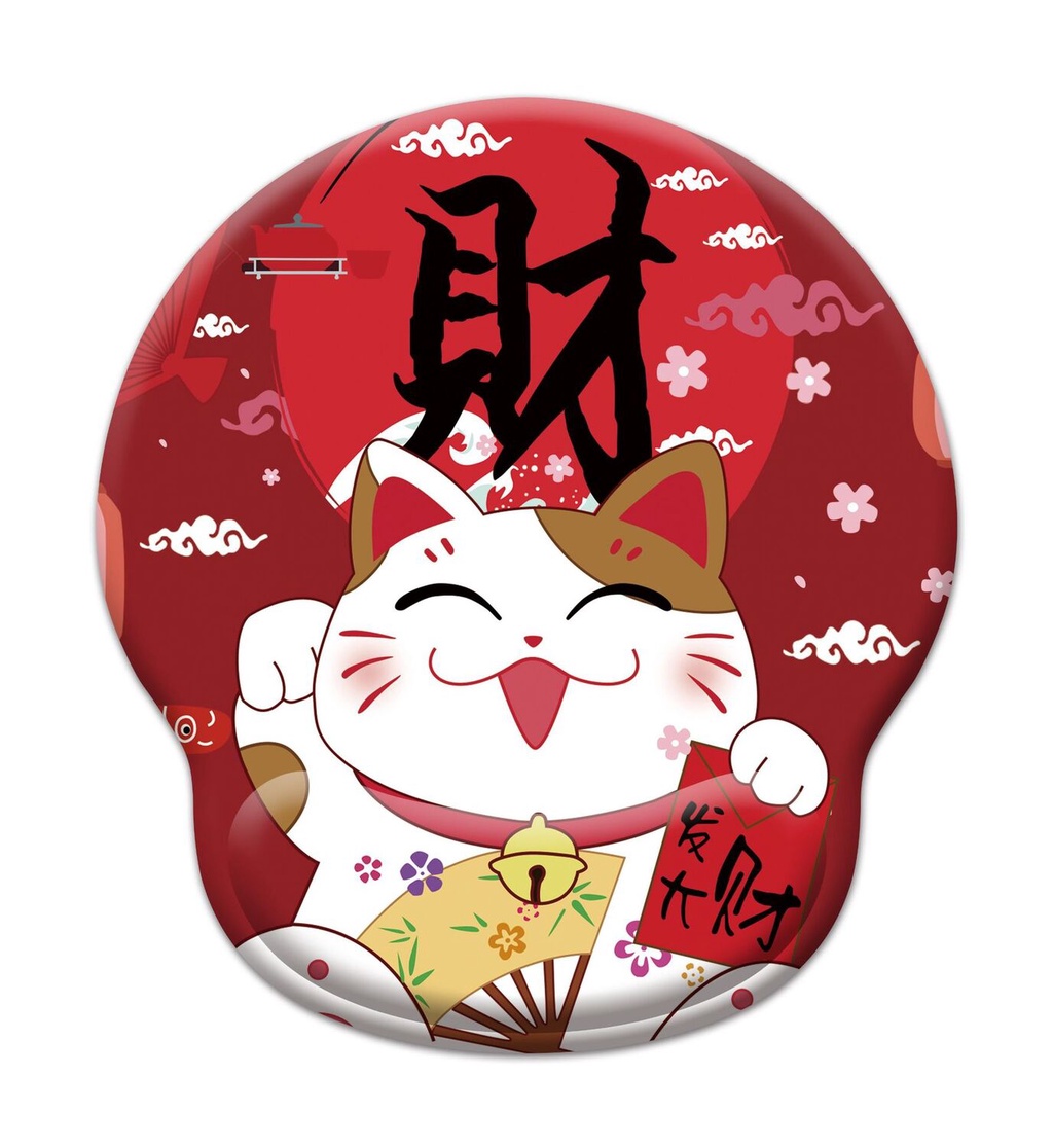 Silicone Miếng Lót Chuột Silicon Hình Mèo Hoạt Hình Dễ Thương