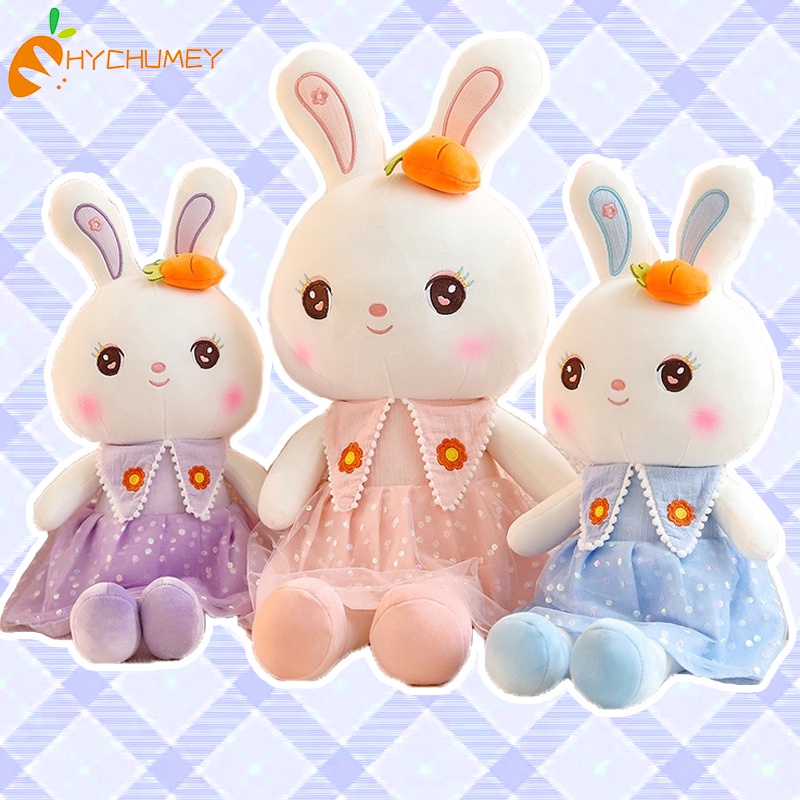 HYC Humey Thỏ bông mềm mại cho bé ôm ngủ Đồ chơi nhồi bông Hình Thỏ Dễ Thương Cho Bé Gái 40/85cm