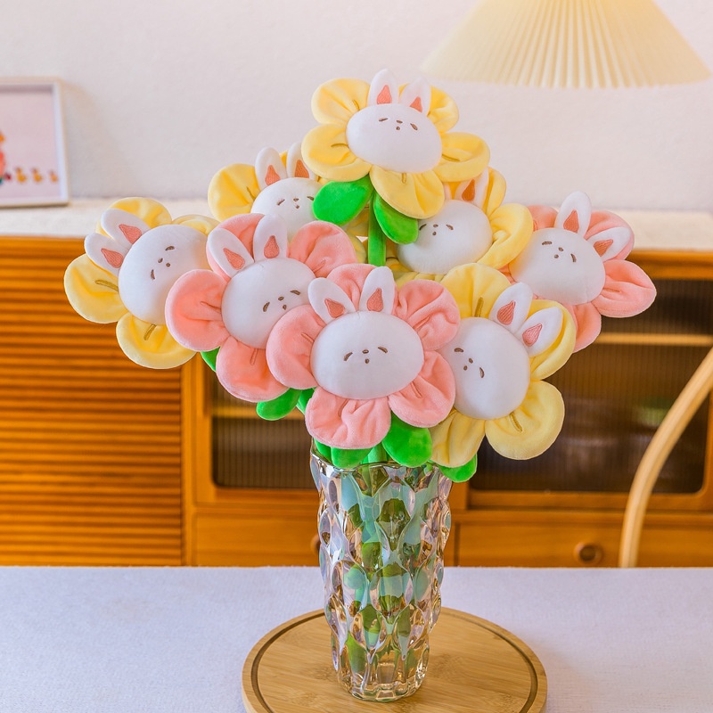 Thú Nhồi Bông Hình Thỏ Hoạt Hình Đáng Yêu