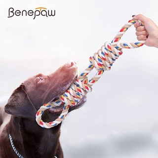 Benepaw dây thừng 2 tay cầm đồ chơi cỡ vừa / lớn siêu bền tiện dụng cho cún cưng
