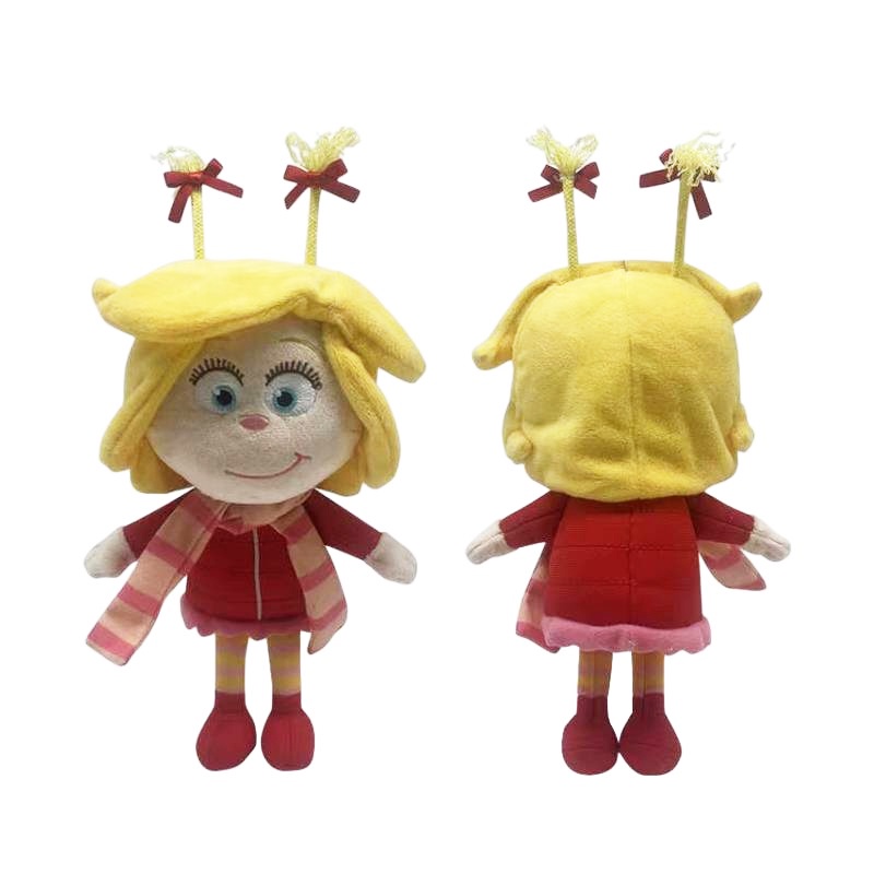 The grinch Đồ Chơi Nhồi Bông Mềm Mại Hình Quái Vật Mái Tóc Xanh Lá Hoàn Hảo Trang Trí Giáng Sinh Cho Trẻ Em