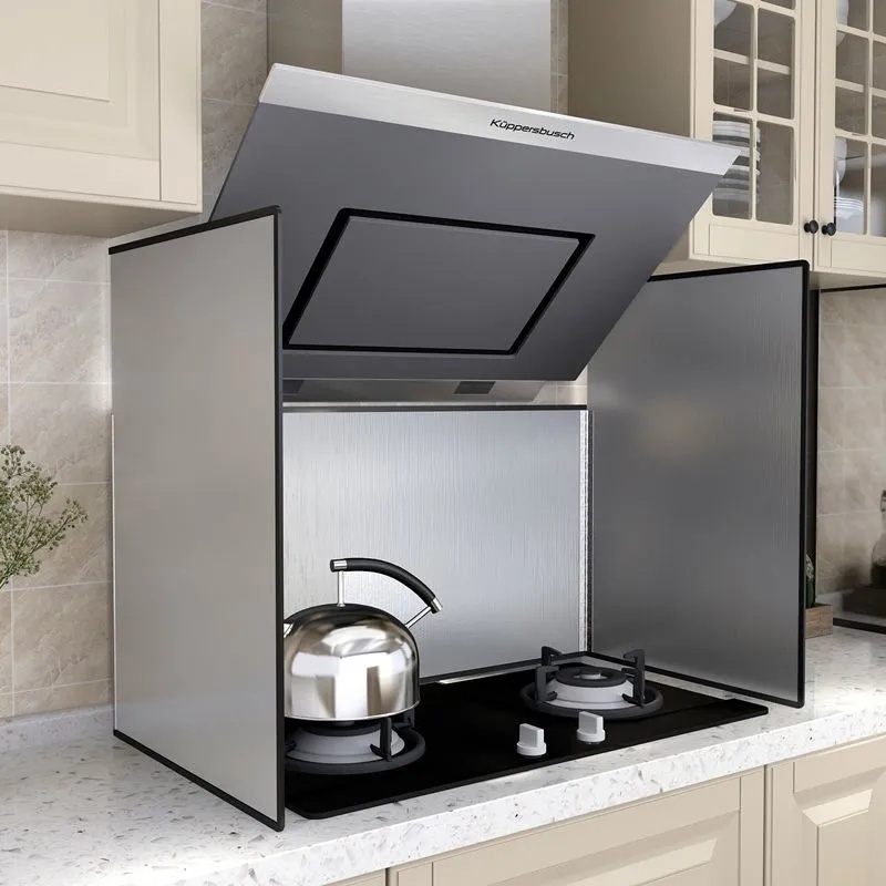 Tấm chắn dầu mỡ, chăn gió & cách nhiệt inox 304 cho nhà bếp, chống bám bẩn tường nhà bếp