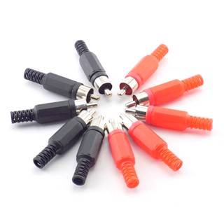 5 Chiếc RCA Nam AC Cắm Jack Kết Nối Bộ Chuyển Đổi Hàn Âm Thanh Video Cắm Tay Cầm Âm Thanh Stereo Phích Cắm Kênh Công Cụ Công Nghiệp Kép DIY.VN