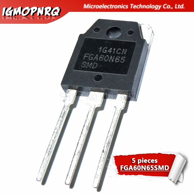 Set 5 Linh Kiện Điện Tử fga60n65smd to-3p fga60n65 to-247 60n65 to3p Mới