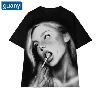 Guanyi1 Ngón Tay Cô Gái Kẹo Mút tee - the reborn