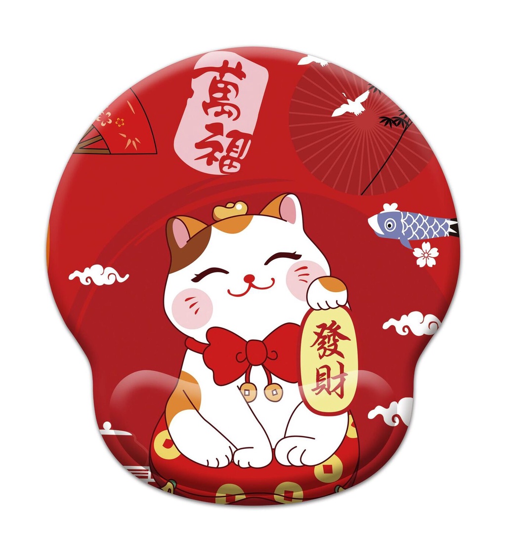 Silicone Miếng Lót Chuột Silicon Hình Mèo Hoạt Hình Dễ Thương