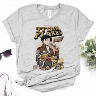 Áo Thun In Hình anime attack on titan Phong Cách Nhật Bản Cho Nữ