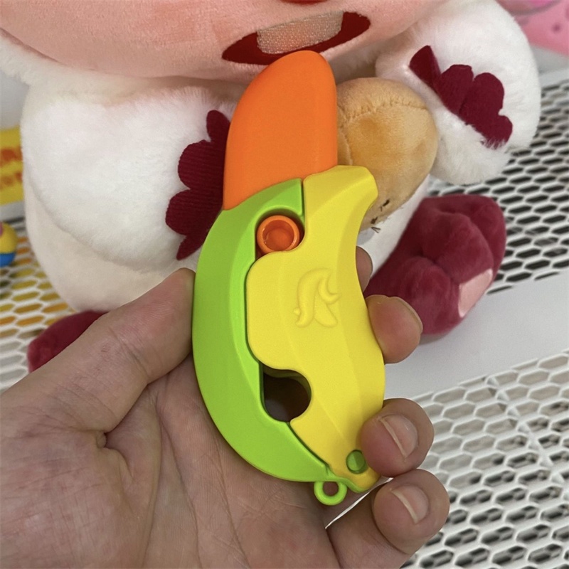 Đồ Chơi Nhấn Giảm Căng Thẳng Hình Quả Chuối 3d Làm Quà Sinh Nhật Cho Bé