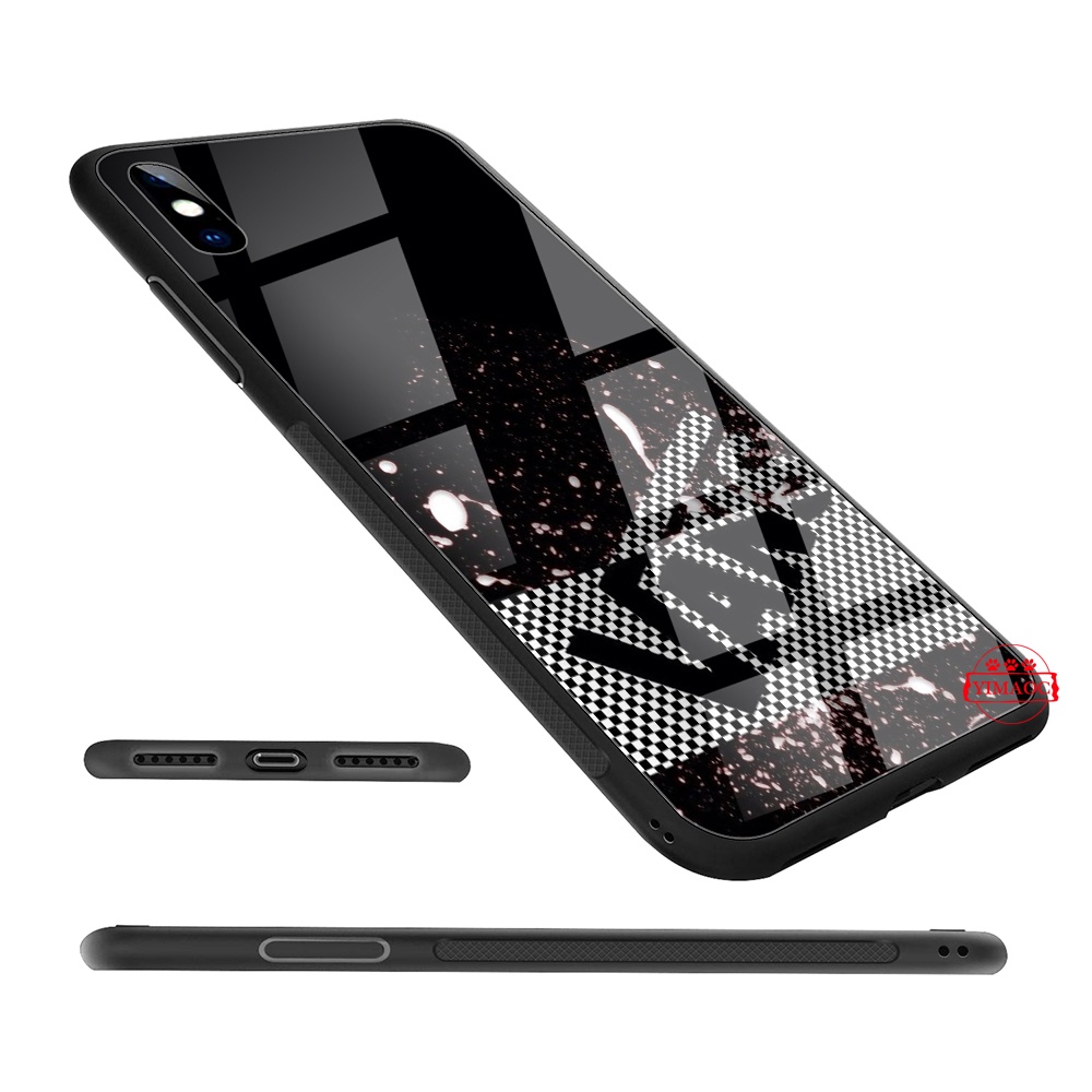 Ốp Điện Thoại Kính Cường Lực Hình vans Cho iphone se 12 pro max 13 mini t190 Thời Trang