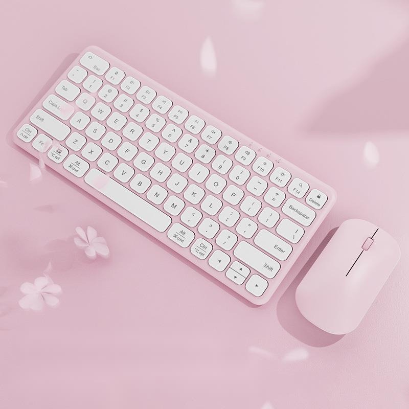 Bộ Bàn Phím bluetooth Không Dây 78 Phím 2.4g Sạc usb Thích Hợp Cho laptop mac pc Điện Thoại