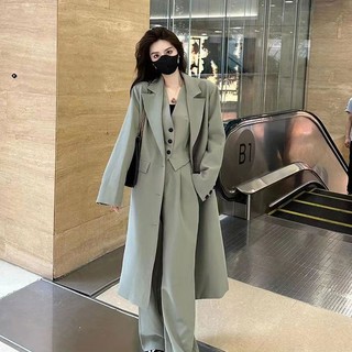 Bộ vest rộng cao cấp mẫu mới nhất cho nữ mùa thu