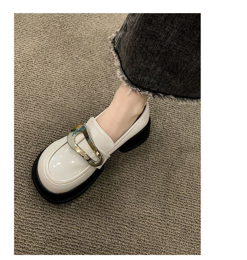 Giày Da Đế Dày Phong Cách Anh Quốc Thời Trang Xuân Thu 2023