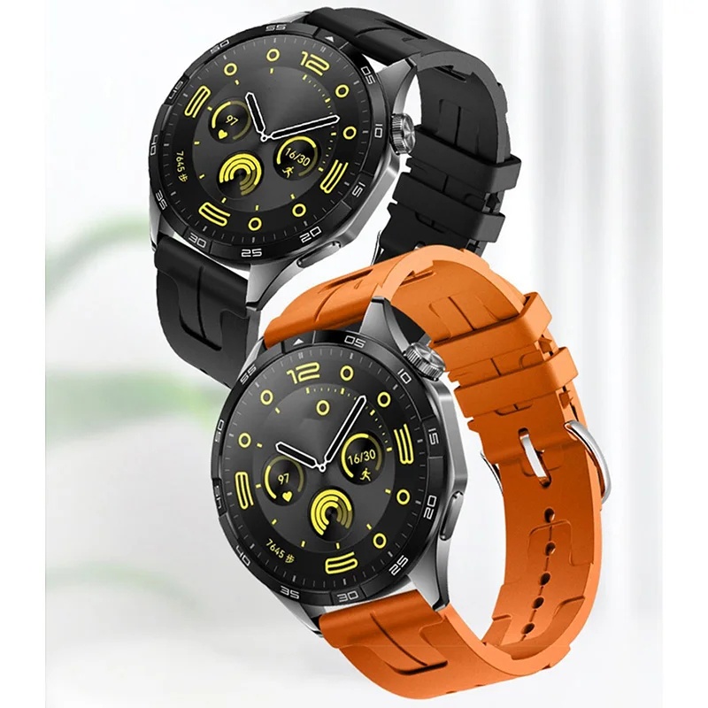 HERMES Silicone Dây Đeo Silicon Thay Thế Cho Đồng Hồ Thông Minh huawei gt 4 41mm 46mm gt 4