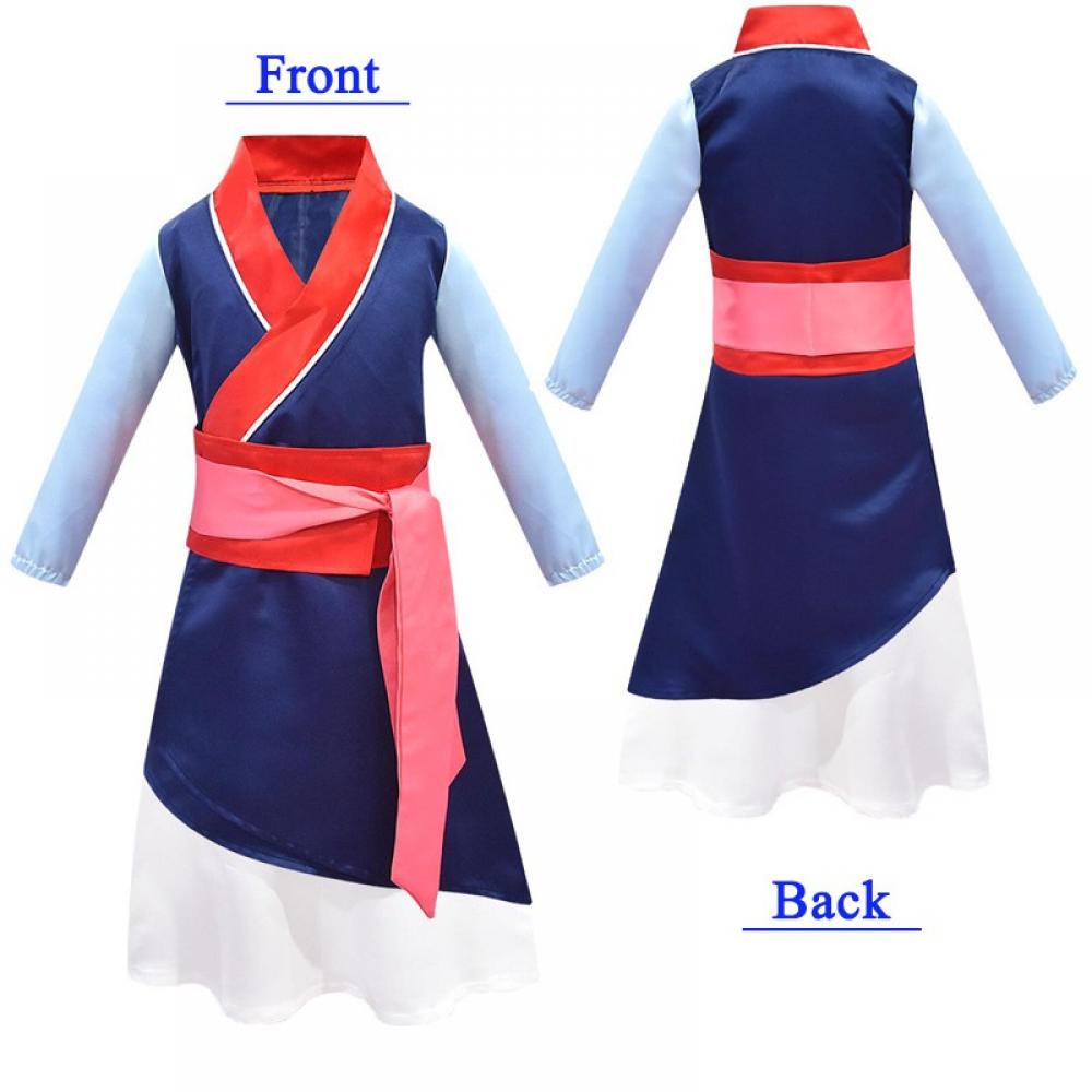 Bộ Trang Phục kimono Hóa Trang 3 Món Phong Cách Trung Hoa Cho Bé Gái