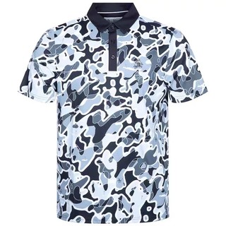Yata penguin bunker in áo sơ mi nam golf tay ngắn