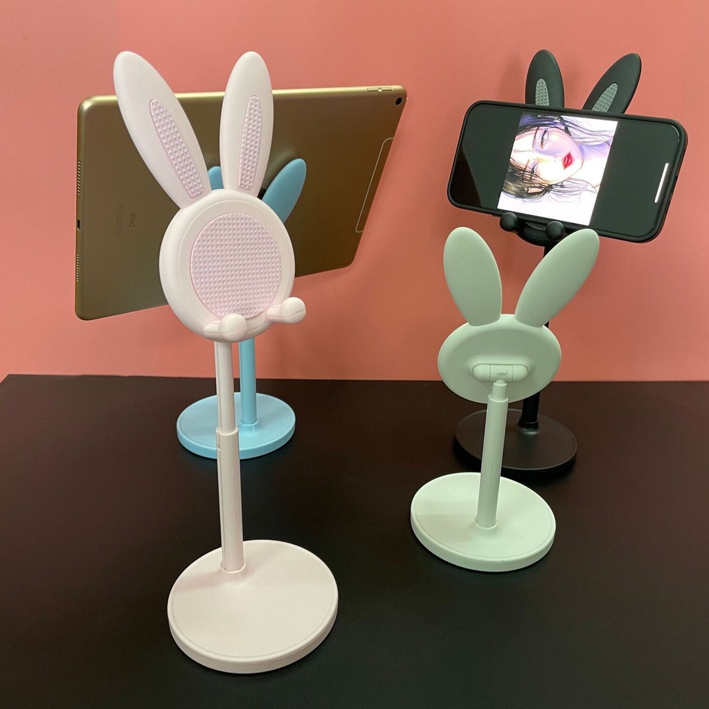 Mobile Giá Đỡ Điện Thoại Để Bàn Hình Thỏ Hoạt Hình Dễ Thương