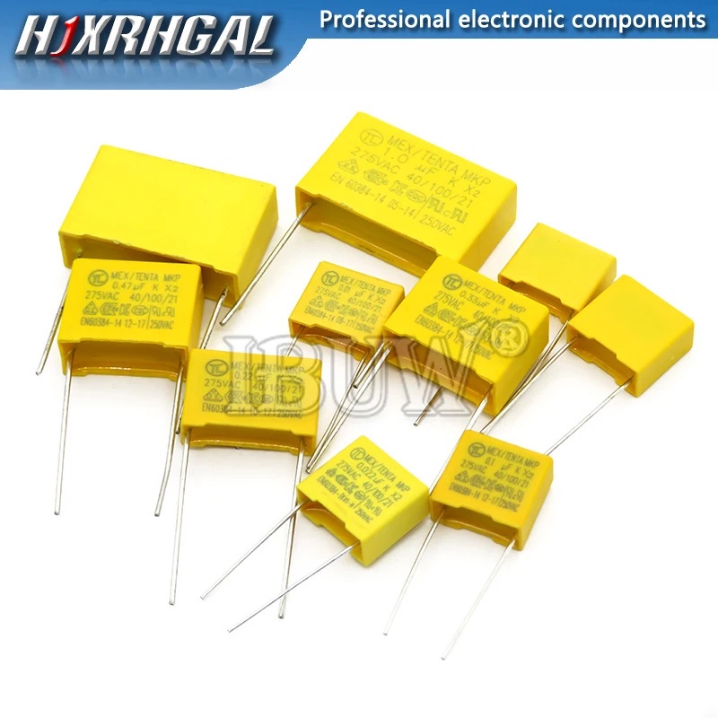 Set 10 Tụ Điện 275v 0.047uf 0.01uf 2.2uf 275v 275v 0.022uf 0.047uf 0.1uf 0.1uf 0.15uf 0.22uf 0.33uf 