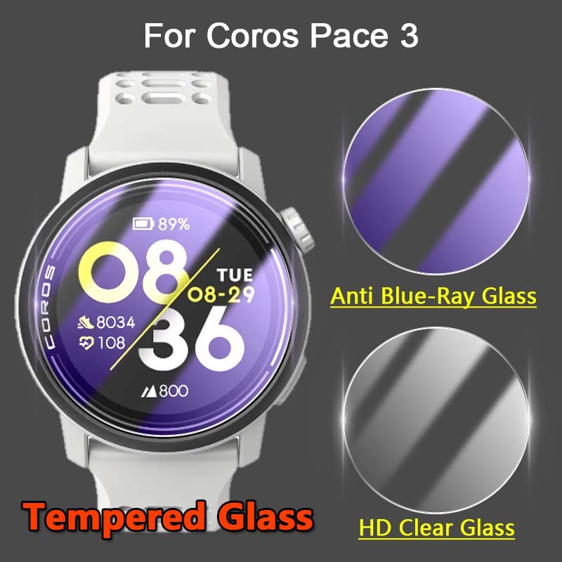 Kính Cường Lực 2.5d Siêu Mỏng Trong Suốt Chống Ánh Sáng Xanh Cho Đồng Hồ Thông Minh coros pace 3 apex pro apex 46mm 42mm pace 2 smart watch