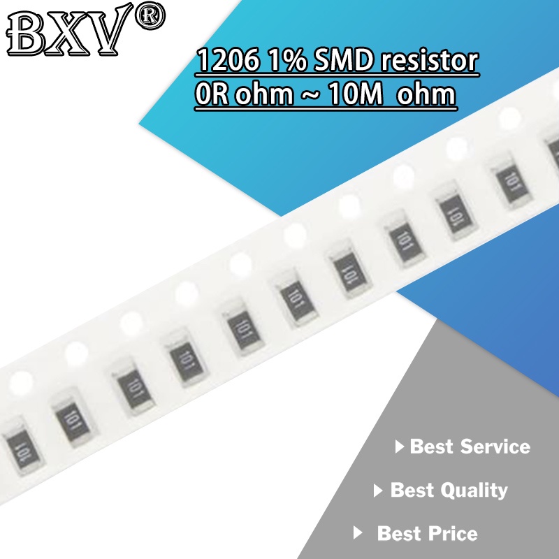 Set 100 Điện Trở smd 1206 1% 110k ~ 10m 120k 150k 200k 220k 240k 300k 470k 1m 2.2m 3m 4.7m 10m Chuyê