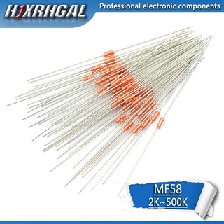 Set 20 linh kiện điện tử mf58 b 3950 2k 5k 10k 20k 100k 200k 500k ohms 5% mf58-2k mf58-5k mf58-10k