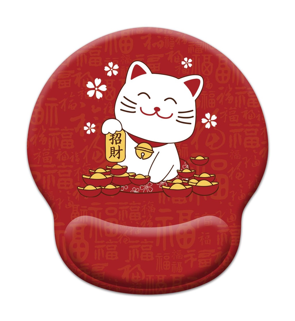 Silicone Miếng Lót Chuột Silicon Hình Mèo Hoạt Hình Dễ Thương