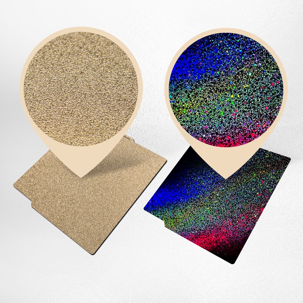 Mới Tấm Thép pei Đầy Màu Sắc 257 X 257Mm Có Từ Tính Cho bambu lab p1p x1