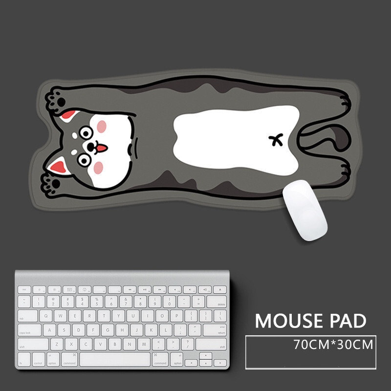 Tấm Lót Chuột Máy Tính Hình Mèo Hoạt Hình Dễ Thương