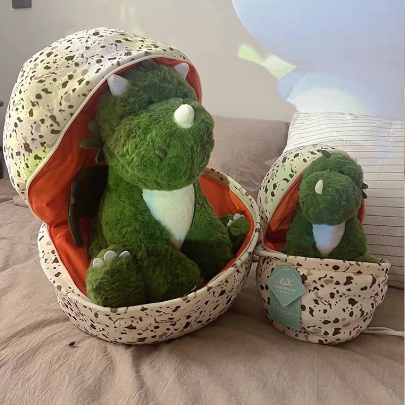 HYC Humey Hoạt Hình Quả Trứng Khủng Long Nhồi Bông Thương Hiệu logo Lý Tưởng Để Chơi Trò Chơi Và Tưởng Tượng