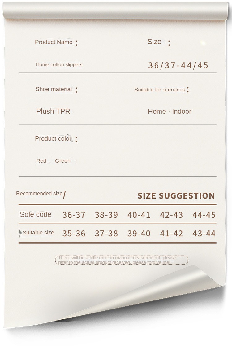 Dép Bông Đi Trong Nhà Hình Tuần Lộc Giáng Sinh Đáng Yêu