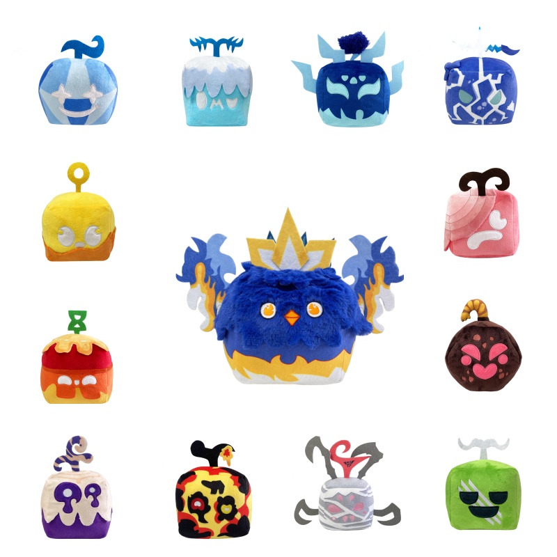 ✨Blox Fruits✨Gấu Bông Blox Fruits Game Hộp Đồ Chơi Nhồi Bông Mềm Mại Hình Trái Cây roblox Dễ Thương Cho Bé